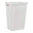  Slim Laundry Hamper, Clothes Basket, Lid, Linen Design, Plastic-1248325449