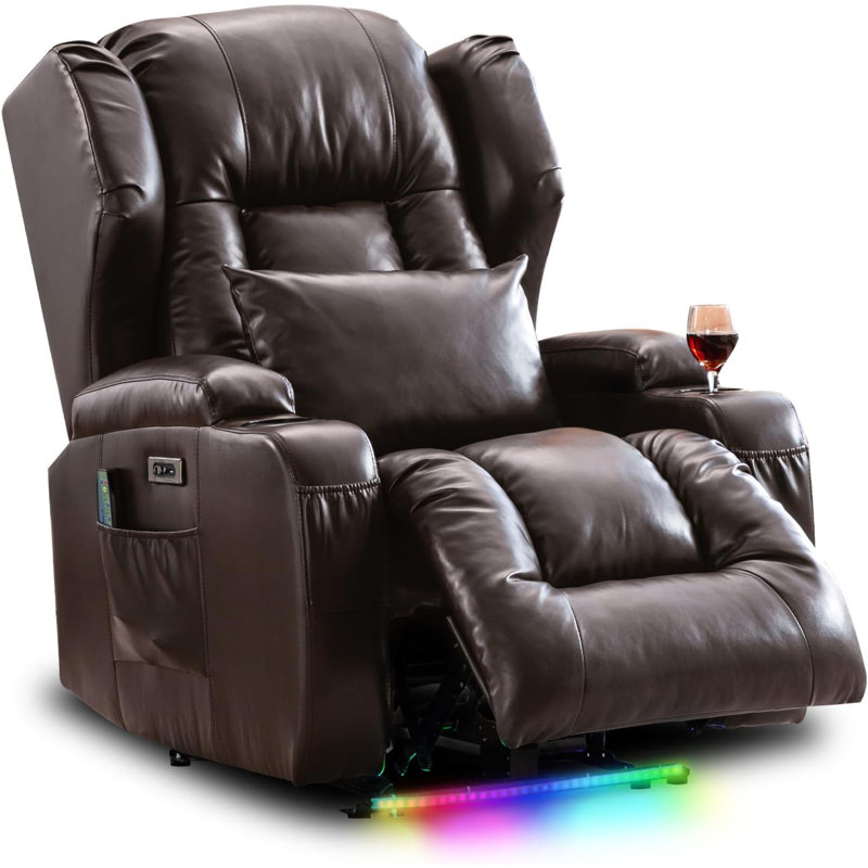 Fauteuil inclinable Barberie, Brun