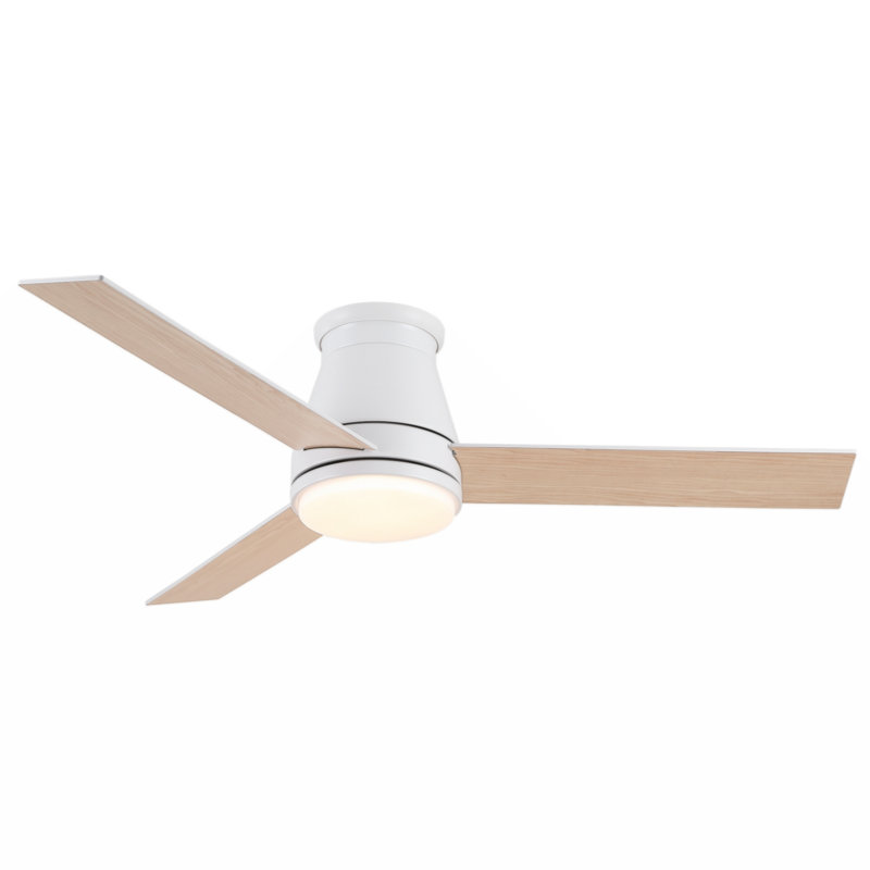 Jazyon 48'' Ceiling Fan with Light Kit, White