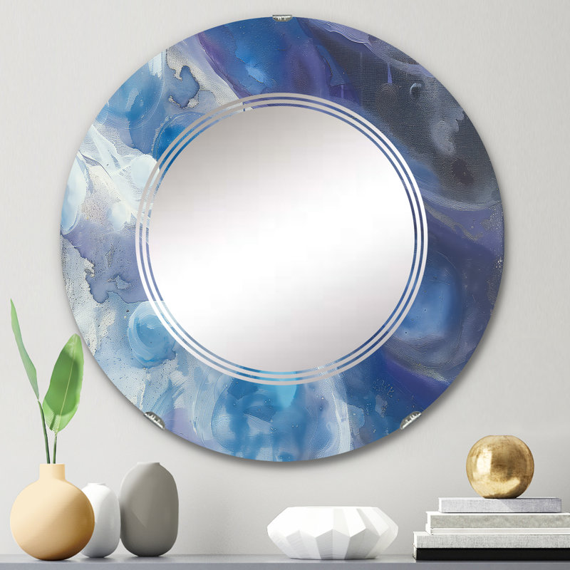 Into the Stream I Accent Bathroom / Vanity Mirror, 23.6" H x 23.6" W