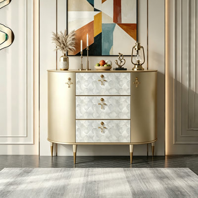 Buffet élégant en bois massif de style français