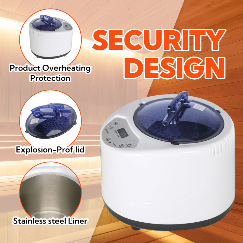 1000w 2.5l Steam Generator For Sauna Tent with Remote Control