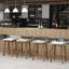 Neosha Counter Stool with Solid Wood Frame