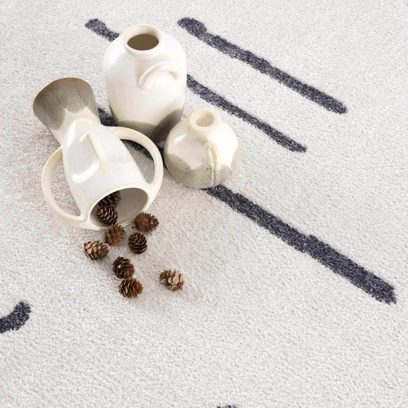 Tapis crème Julijana, Rectangle 6 pi 7 po x 9 pi