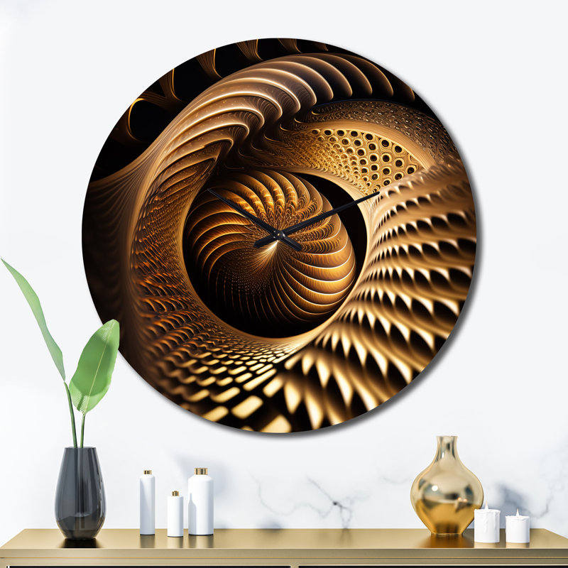 Horloge murale Op-Art Retro, Très grand