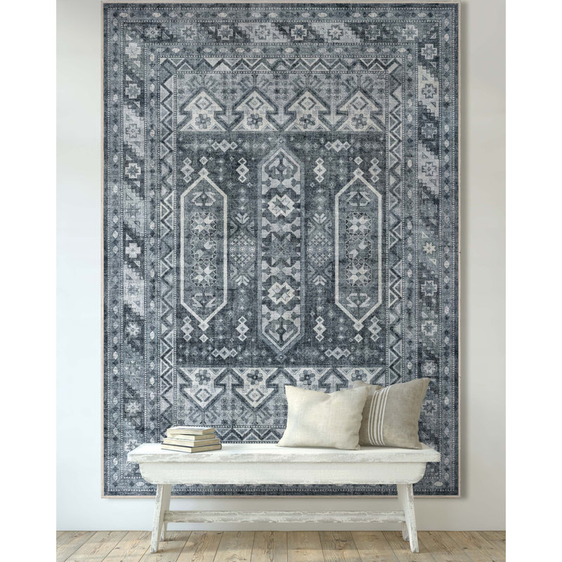 Tapis tissé à plat Kehr, Rectangle 7 pi 7 po x 9 pi 10 po