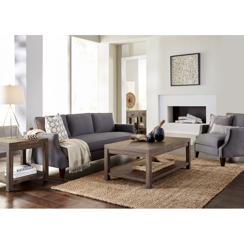 Solid Wood Four Leg Coffee Table