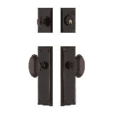 Nostalgic Warehouse New York Entry Set with Homestead Knob