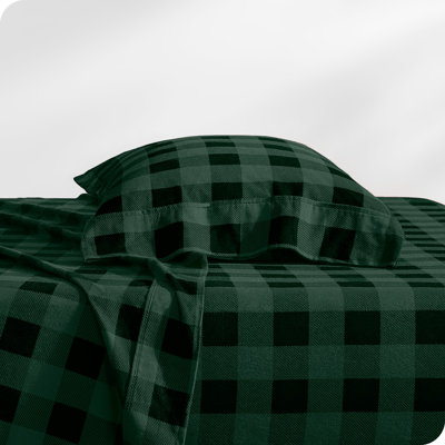 Flannel Plaid Sheet Set