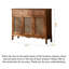 Armoire d'appoint multifonctionnelle en rotin rétro tissé