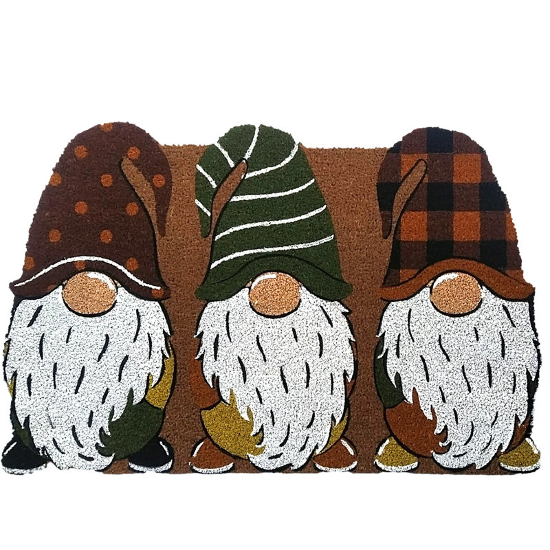 Paillasson Fall Gnomes, L 24 po x L 36 po