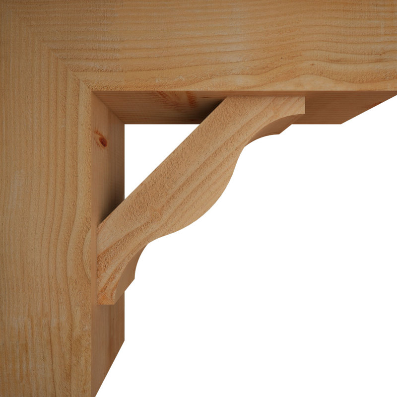 Support Funston Block avec support décalé, 26 x 26, Sapin Douglas de l 8 po (scié brut)