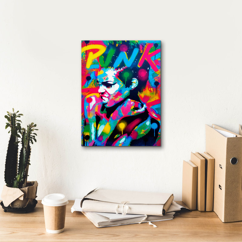 «Punk» par Abstract Graffiti, H 16 po x l 12 po x P 0,75 po