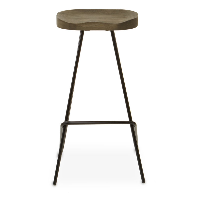 Counter Stool with Metal Frame