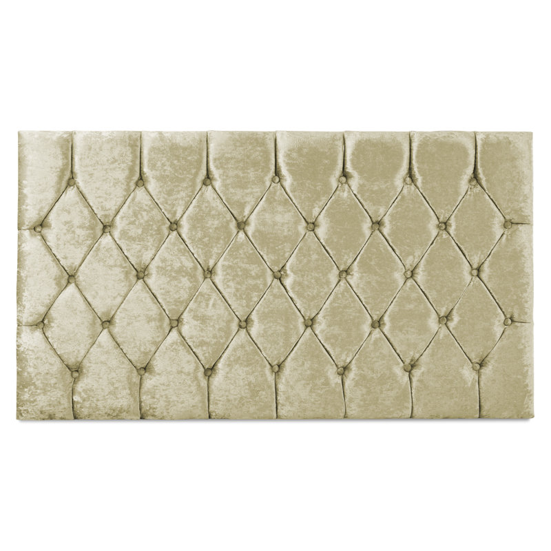 Brenneman Upholstered Headboard, Small Single (2'6), Champagne