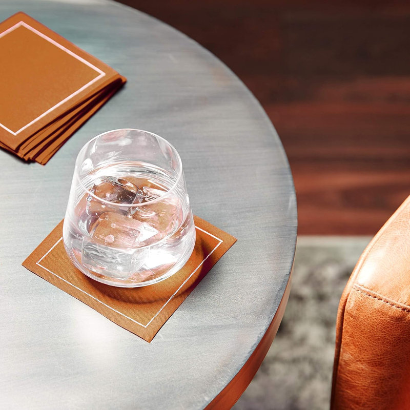 Serviettes de cocktail en tissu de coton cinq étoiles Luxury