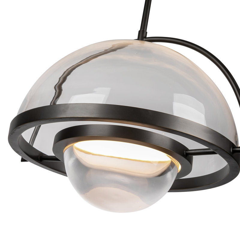 Bowery 1 - Light LED Pendant, Urban Bronze