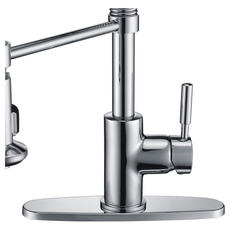 ANZZI Eclipse Series Pull Down Kitchen Faucet, Polished Chrome