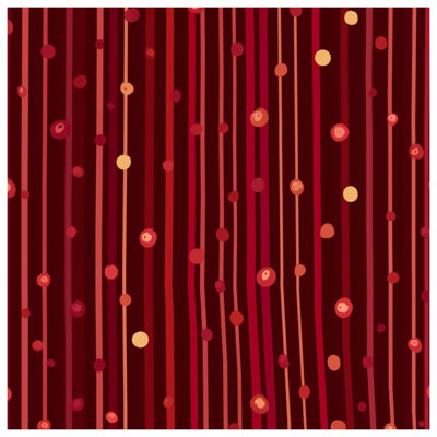 Red Stripes Wall Tapestry - Abstract Wall Decor