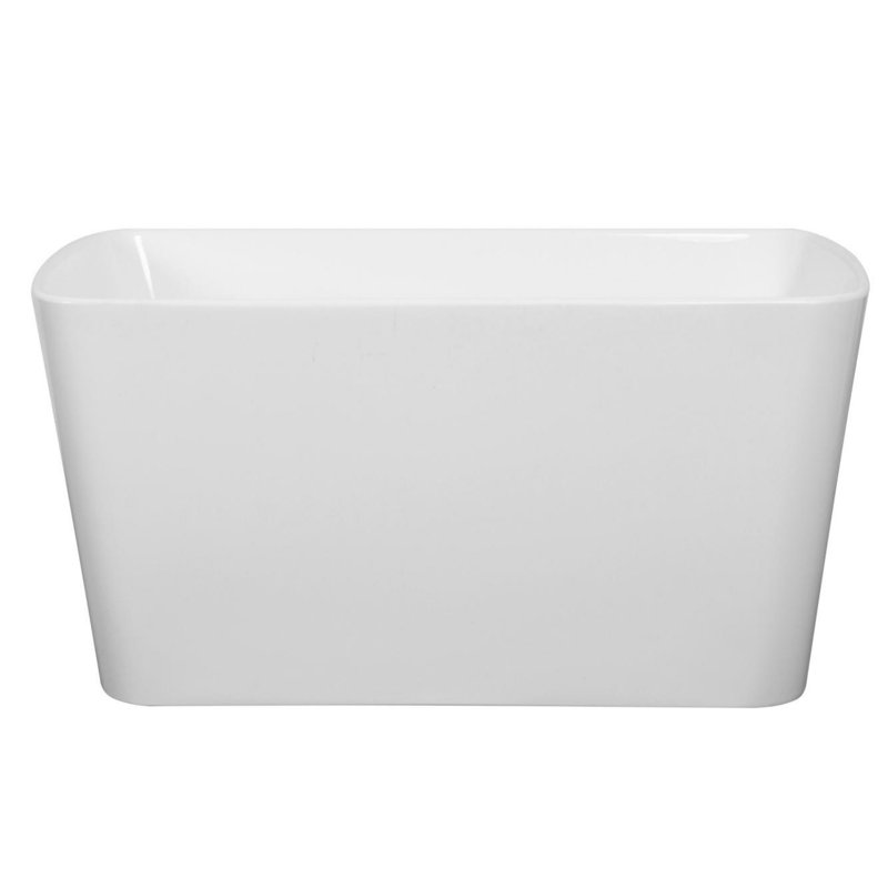 49'' Acrylic Freestanding Soaking Bathtub, White