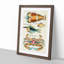 East Indies Lobster, Fish & Crab XLVII by Louis Renard - Picture Frame Graphic Art Print on MDF-55537057-55537058