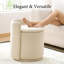Repose-pieds rembourré avec tabouret-1237597451