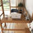 Ishmal Twin Size Loft Bed with Desk, Boucle Upholstered Headboard & Footboard, Ladder & Safety Guardrails