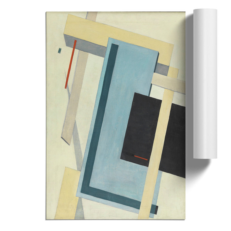 Proun 4B by El Lissitzky - Frameless Print, 42cm H x 30cm W x 0.1cm D