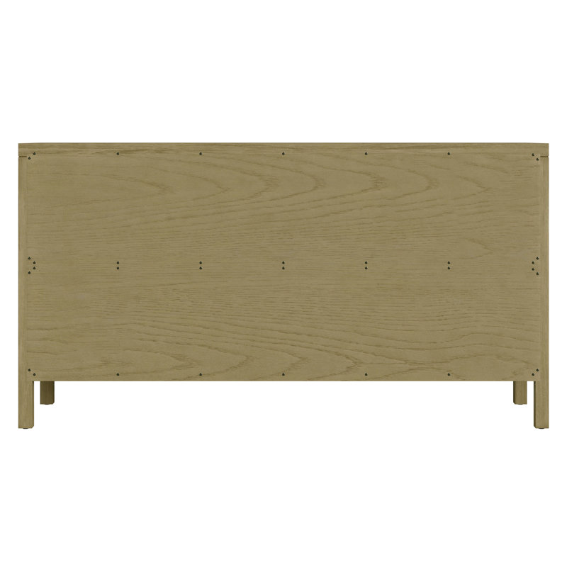 Nora 6-Drawer Dresser, Light Oak