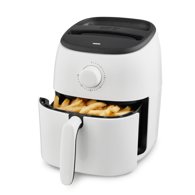 Dash Express 2.6 Quart Tasti-Crisp Air Fryer, White
