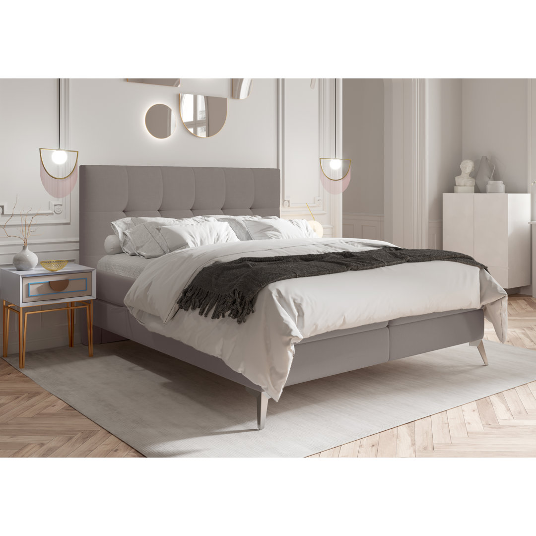 Iredale Boxspringbett mit Topper und Stauraum