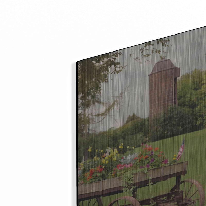 «Clayton Flower Wagon» par Lori Deiter, H 16 po x l 12 po