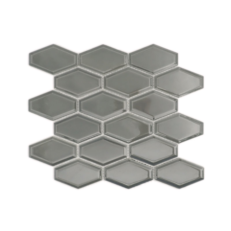 Reward™ Dove 10" x 11" Porcelain Honeycomb Mosaic Tile