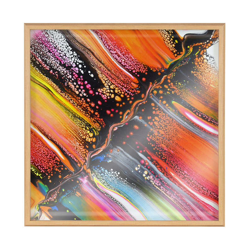 Blake Bright Colorful Abstract Landscape Print