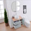Miroir de salle de bain mural rond-347547331