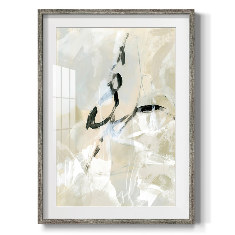 Scribble Veil I - impression encadrée