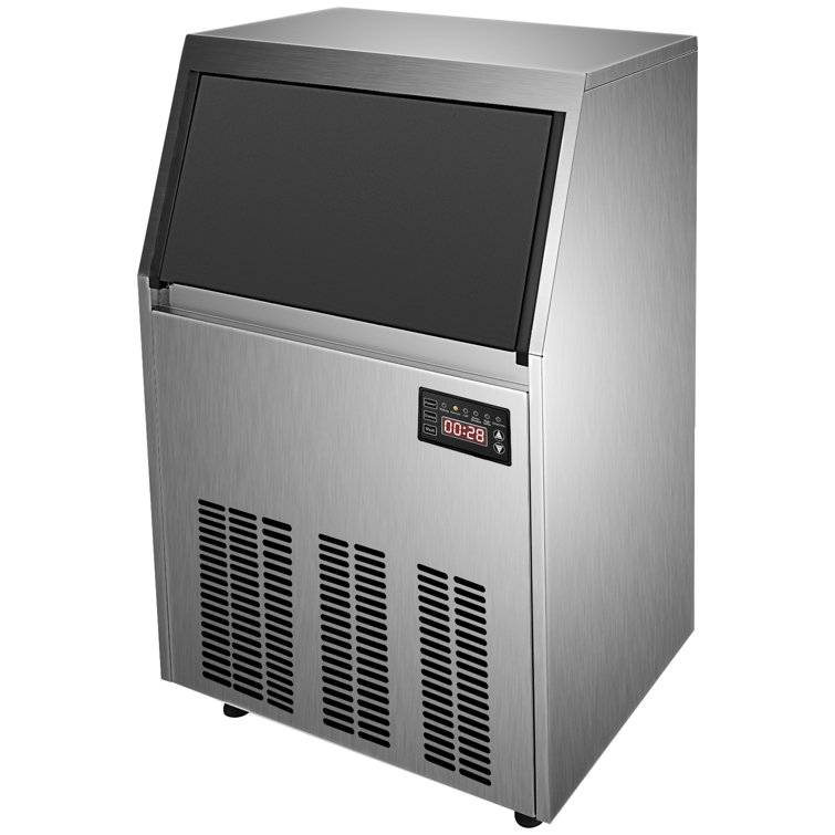 VEVOR 100 Lb. Daily Production Cube Clear Ice Freestanding Ice Maker &  Reviews