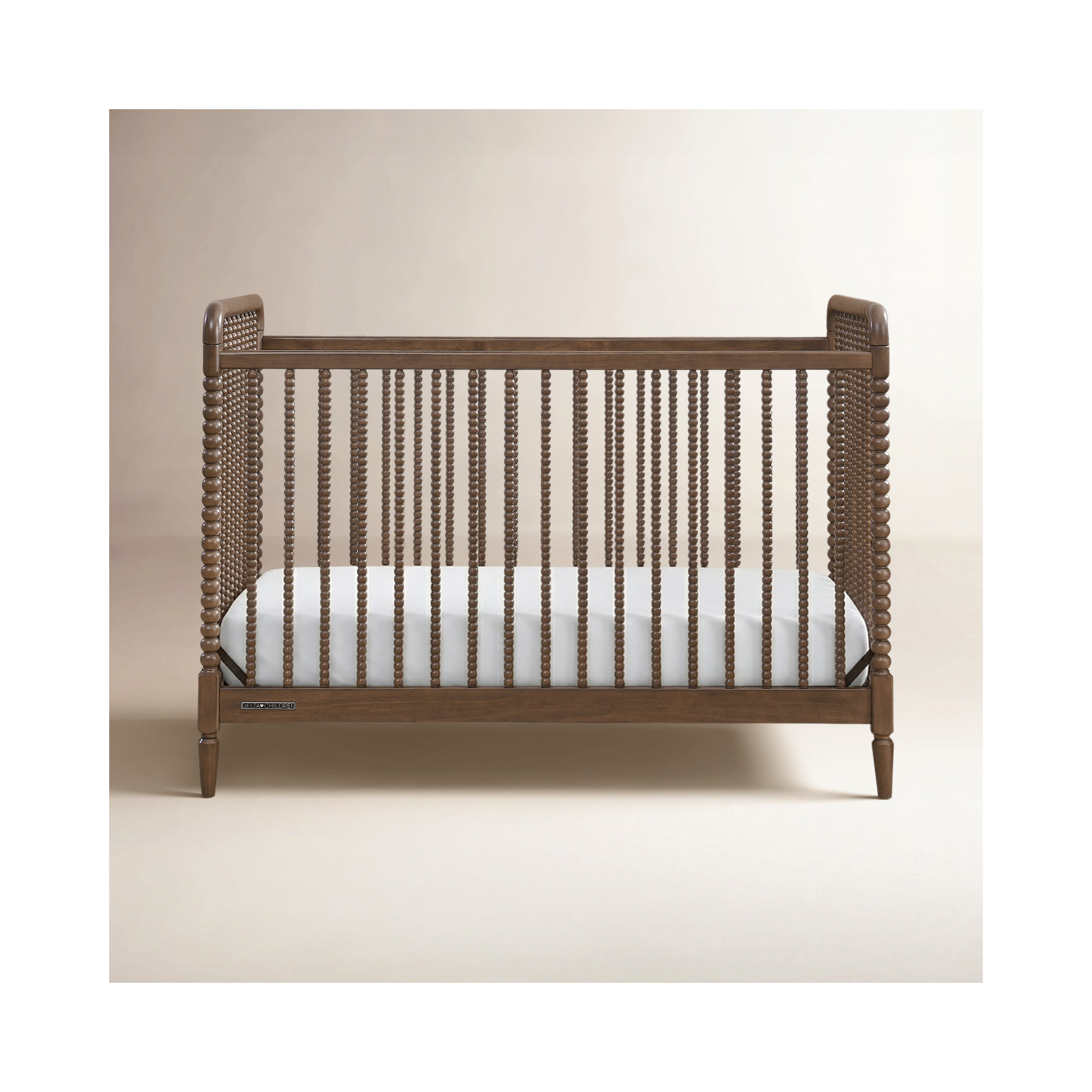 Saint 4-in-1 Convertible Crib, Teak Brown, Crib