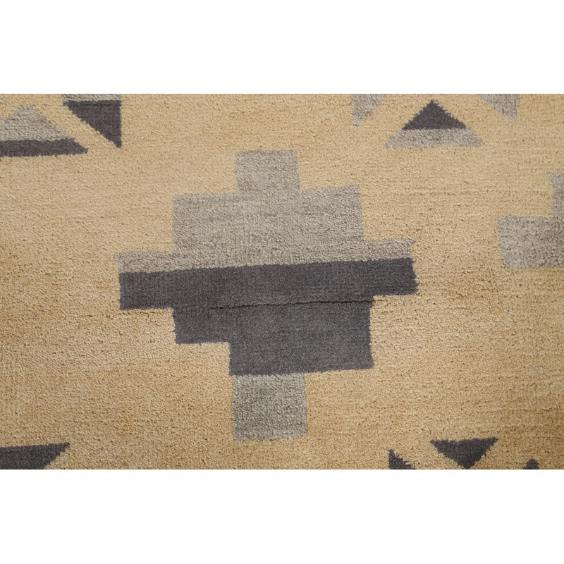 Hand-Knotted Wool Gabbeh Oriental Area Rug 8x10