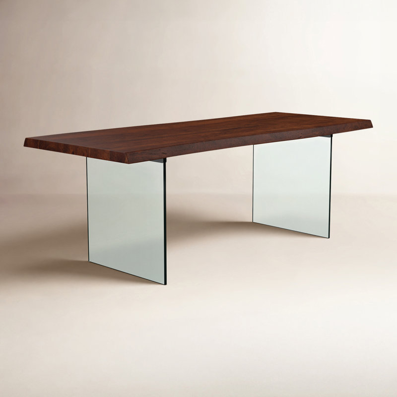 Brooks Solid Wood Dining Table, Americano, 29.75"H x 116"L x 40"W