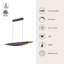 Luminaire suspendu linéaire à DEL à intensité variable de 47 po Robbie-129638088