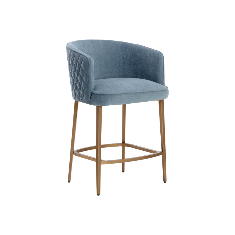 Upholstered Stool, Danny Iceberg
