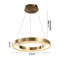 Lustre halo à DEL 1 lumière Newburn