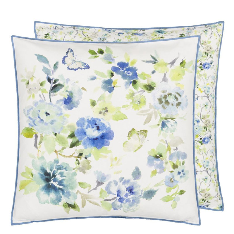 Fiore d'Acqua Decorative Pillow, Delft Floral