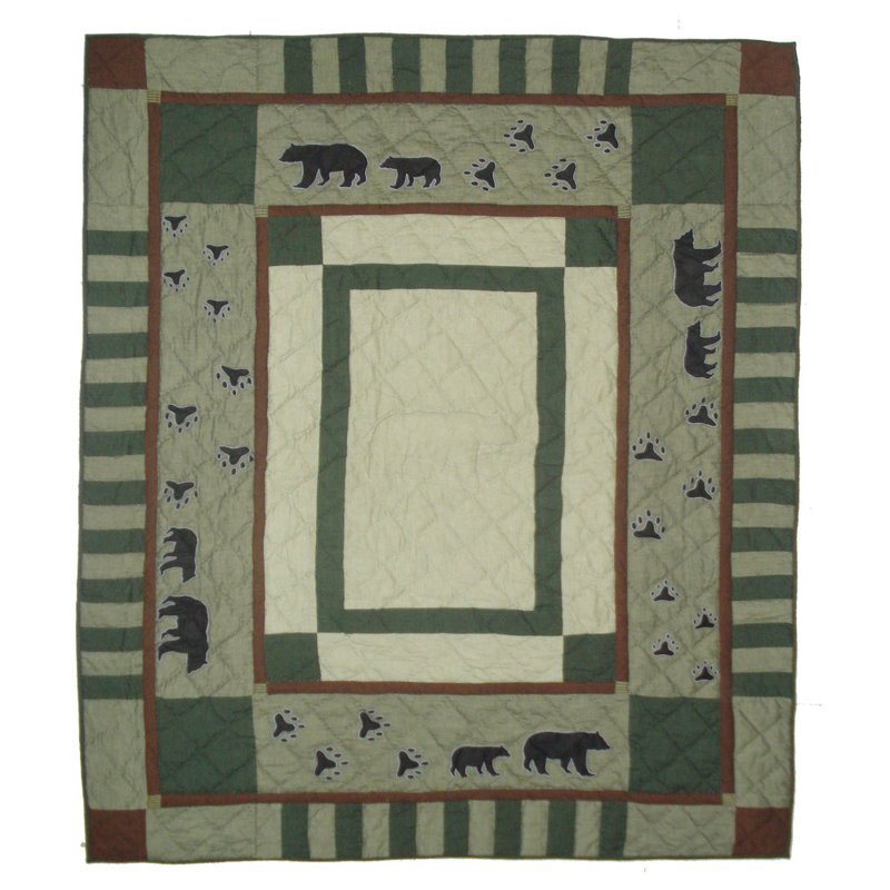 Bear Trail Rustic Cotton Quilt