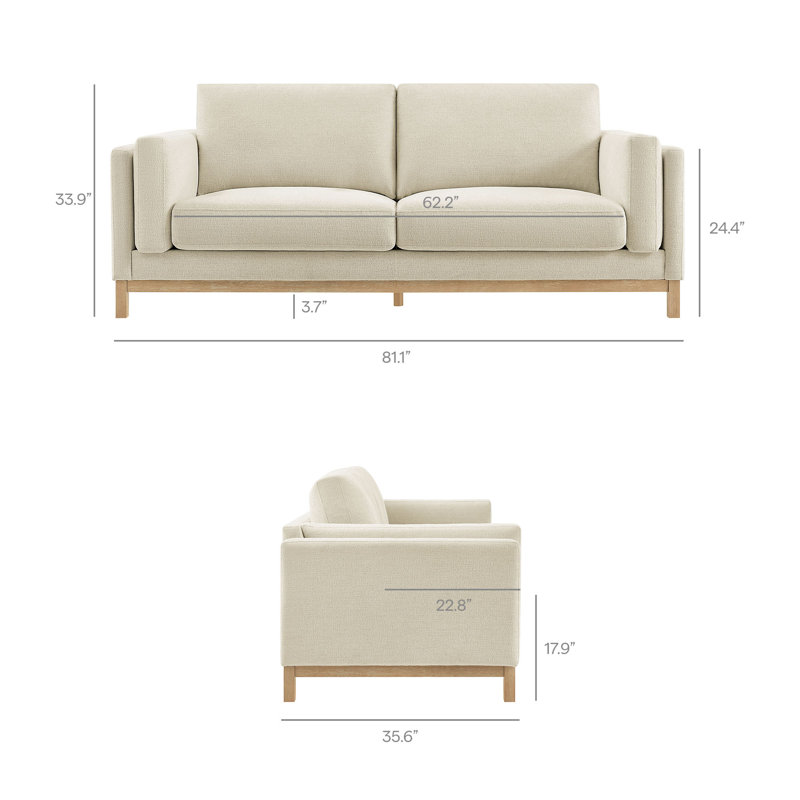 Canapé Roscoe, Ivory