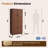 71" Tall Wooden Pantry Cabinet with Adjustable Shelves and 4 Doors – Freestanding Kitchen Storage Cabinet for Dining Room, Living Room, Bathroom-1661442290