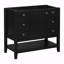 Meuble-lavabo simple 35,5 po avec plateau en bois manufacturé Sharvin-1117952969
