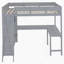 Lit mezzanine avec bureau et tablette Kayllum-630013767