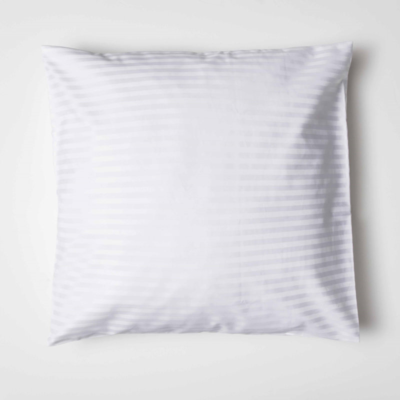 Plain Dye 540 TC Egyptian-Quality Cotton Sateen Pillow Case, White